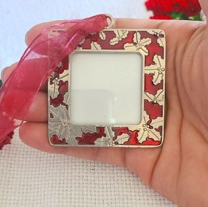 Metal frame ornament